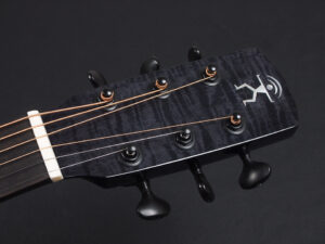 アヌエヌエ ミニ 小型 スモール ギター トラベル small guitar travel gs mini Maple koa Taylor 女子 子供 女性 初心者 ブラック 黒 BLK BK EB