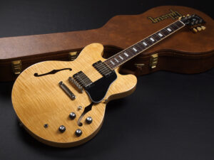 ES335 60s 50s アンティーク ナチュラル NT NAT Memphis Nashville Custom shop 1958 1959 1963 1964 Dot Block 63 64