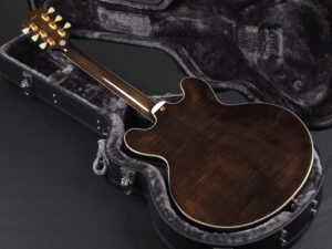 エクセルバート standard es-335 semi Hollow FGN Fujigen made in 日本製 momose Deviser Trans Black Brown ブラウン 茶色