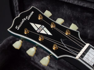 エクセルバート standard es-335 semi Hollow Fujigen made in 日本製 momose Deviser Transparent Green トランス グリーン 緑