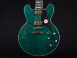 エクセルバート standard es-335 semi Hollow Fujigen made in 日本製 momose Deviser Transparent Green トランス グリーン 緑