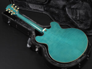 エクセルバート standard es-335 semi Hollow FGN Fujigen made in 日本製 momose Deviser Aquamarine Blue 青 ブルー アクア