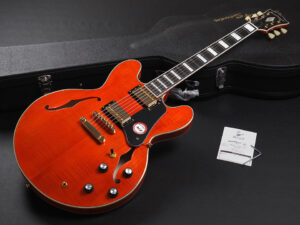 エクセルバート standard es-335 semi Hollow FGN Fujigen made in 日本製 momose Deviser Trans Red 赤 Cherry レッド チェリー