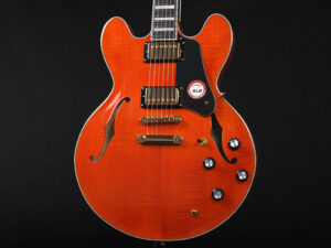 エクセルバート standard es-335 semi Hollow FGN Fujigen made in 日本製 momose Deviser Trans Red 赤 Cherry レッド チェリー