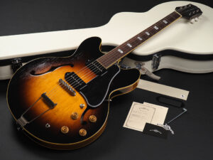 フルアコ セミアコ Gibson Vintage GRETSCH ES-335 ES-330 P90 Swamp Jazz Blues Rockabilly casino Ebony Epiphone