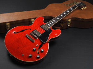 ES335 60s CH RED チェリー レッド 赤 Memphis メンフィス Nashville Custom shop 1958 1959 1963 1964 Dot Block 63 64