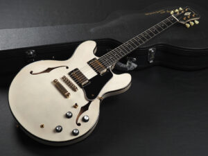 エクセルバート standard es-335 semi Hollow Fujigen made in 日本製 momose Deviser 白 TV White ジャズ jazz blues CTM